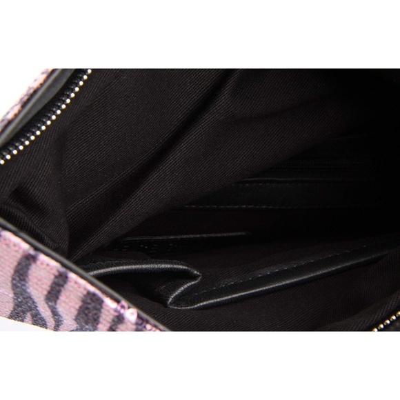 BCBG Sequin Tiger Stripes Foldover Clutch Bag - Picture 3 of 3